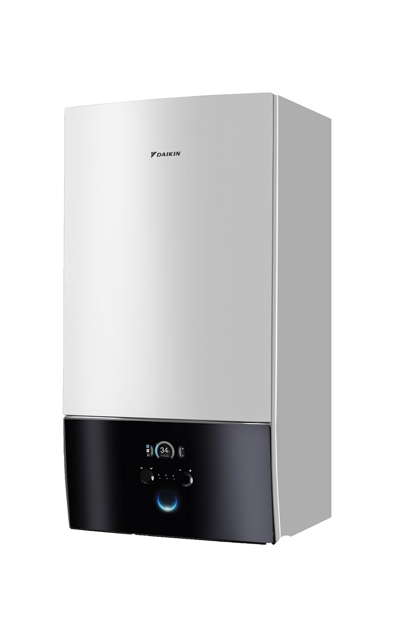 Wandgerät Luft-Wasser-Wärmepumpen-Innengerät DAIKIN Altherma 3 R MT W für Heizen und Kühlen.