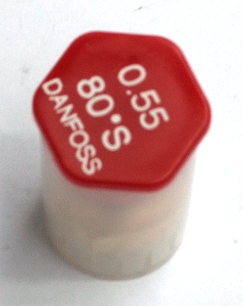 Öl-Düse danfoss 0, 55-80 Grad S, für ROTEX A1 Öl-Brennwert bis BJ 2018