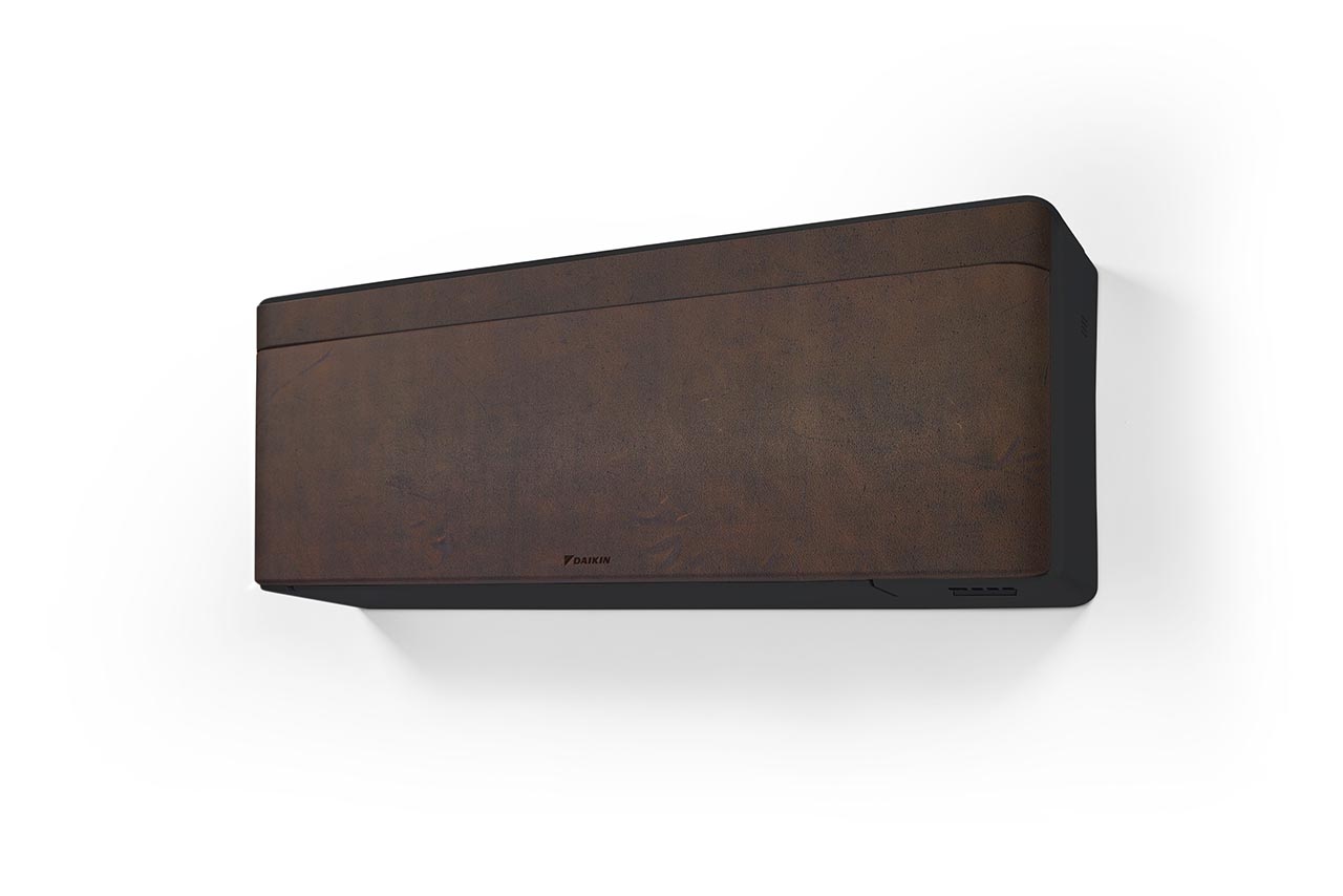 DAIKIN R32 Wandgerät CTXA_DL Typ: 15 Stylish Farbe: Dunkelbraune Lederoptik