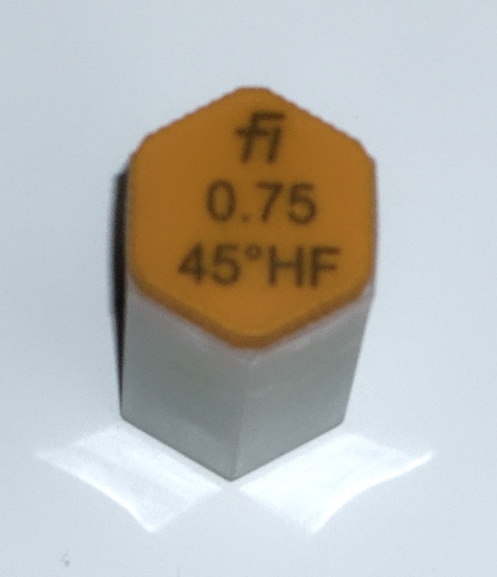 Öl-Düse Fluidics 0, 75 gph 45 Grad HF, für ROTEX A1 Öl-Brennwert bis BJ 2018