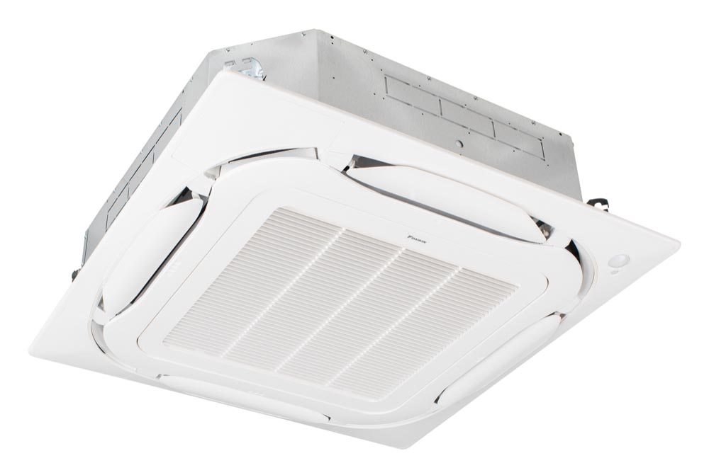 DAIKIN Sky Air Roundflow Zwischendeckengerät FCAG100B mit Blende BYCQ140EW
