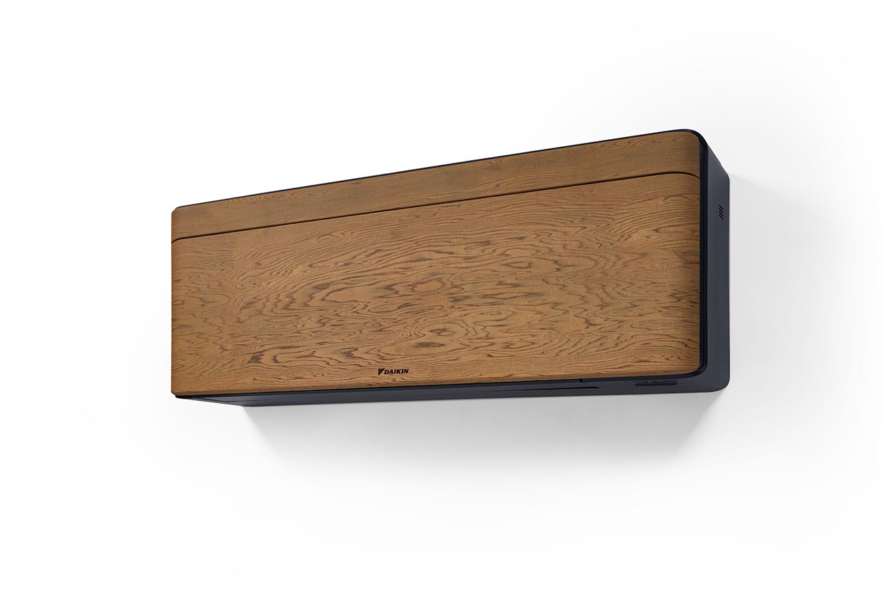 DAIKIN R32 Wandgerät CTXA_DY Typ: 15 Stylish Farbe: Holzoptik Dunkel