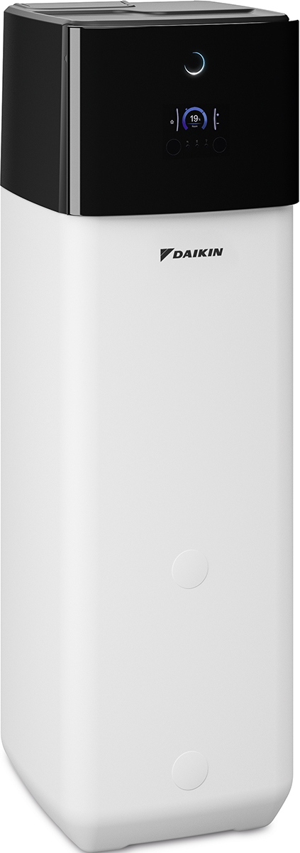 Luft-Wasser-Wärmepumpen-Inneneinheit DAIKIN Altherma 3 R ECH2O 311 H/C, Leistung 11 kW, Version Heizen und Kühlen, mit integriertem 300 L Wärmespeicher.
