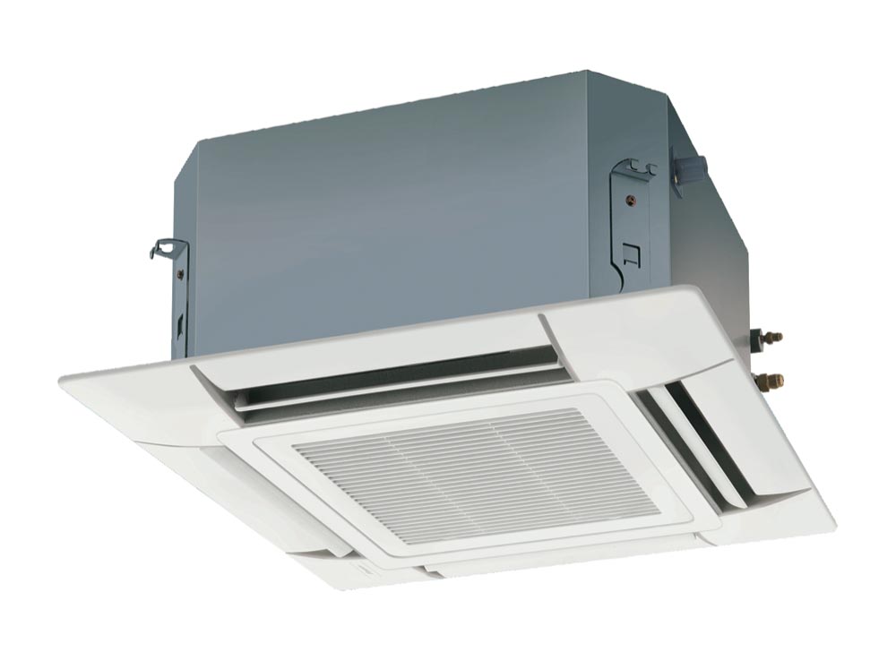 DAIKIN Sky Air R32 Euroraster Zwischendeckengerät FFA35A mit konventioneller Blende
