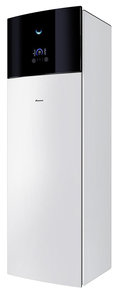 Luft-Wasser-Wärmepumpen-Inneneinheit DAIKIN Altherma 3 R F 11 kW H, Version Heizen, mit 9 kW E-Heizstab 3-phasig/400 V und integriertem 230 L Speicher