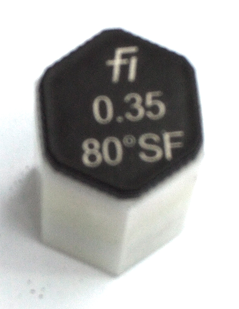 Öl-Düse Fluidics 0, 35 gph 80 Grad SF, für ROTEX A1 Öl-Brennwert bis BJ 2018