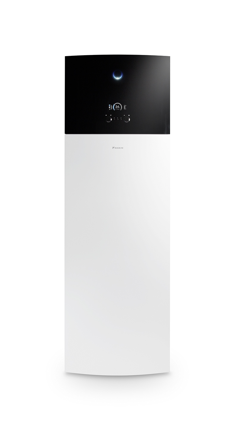 DAIKIN Altherma 3 GEO - Moderne, anschlussfertige Sole-Wasser-Wärmepumpe mit integriertem 180 l Warmwasserspeicher (Heizen), 6 kW, Farbe weiß