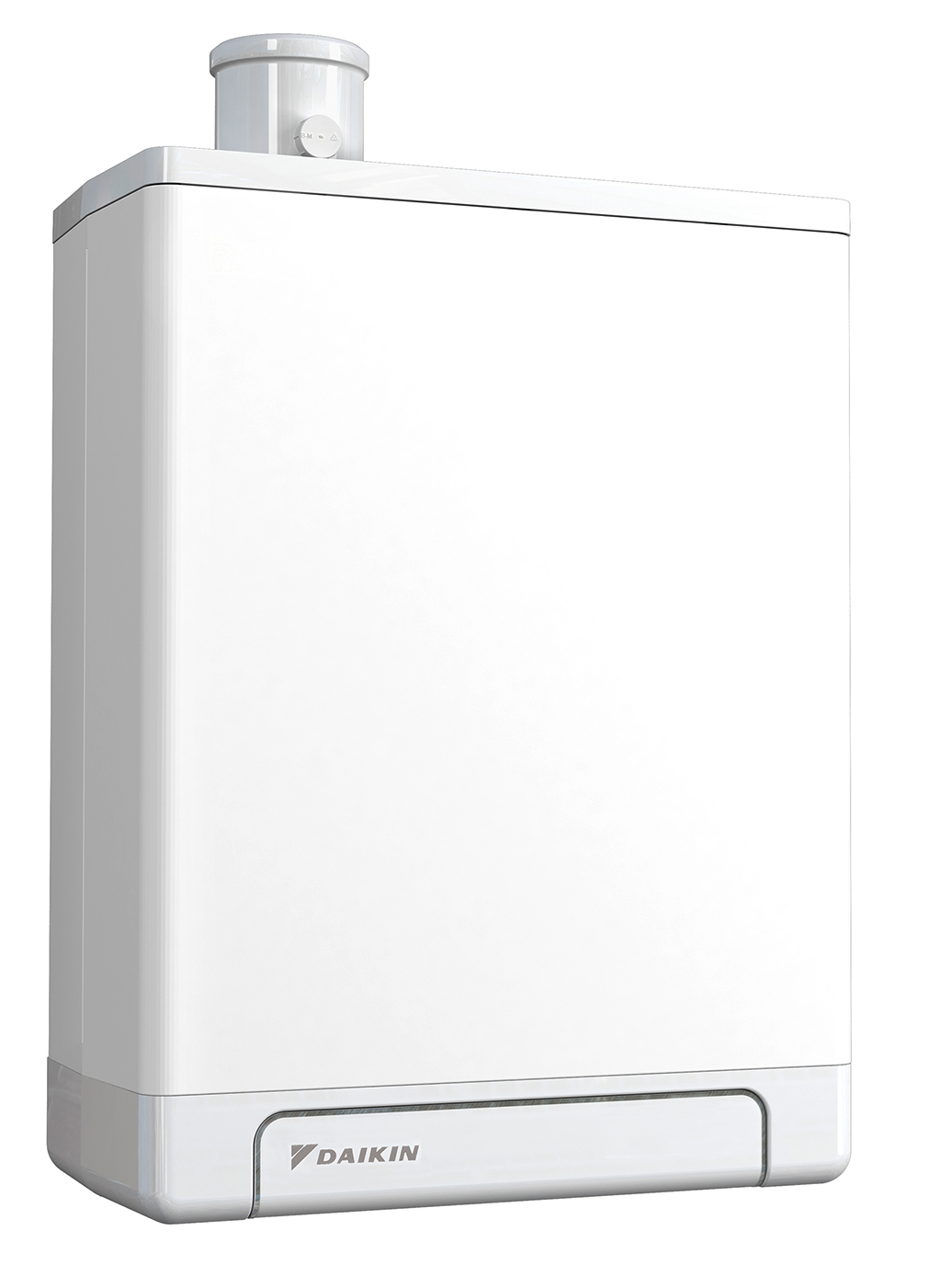 DAIKIN Altherma C Gas W top 12 T, wandhängendes Gas-Brennwert Kompaktgerät zur optionalen Kombination mit einem Warmwasserspeicher zur Brauchwasserbereitung. Leistung 3, 4 - 12, 2 kW (80/60 °C), 3, 7 - 13, 0 kW (50/30 °C).