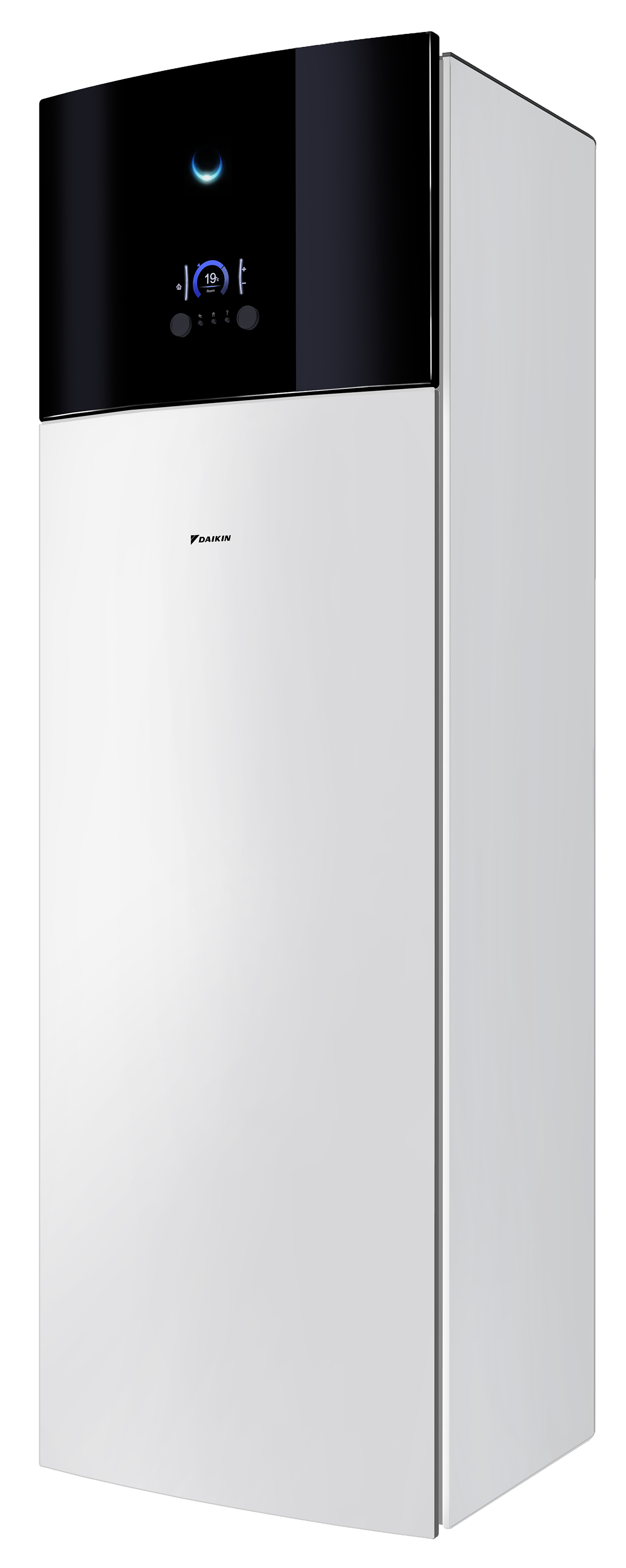 Luft-Wasser-Wärmepumpen-Inneneinheit DAIKIN Altherma 3 H HT F, Version Heizen, Warmwasser und Kühlen, mit 9 kW E-Heizstab 3-phasig/400 V und integriertem 230 L Edelstahlspeicher, Farbe weiß